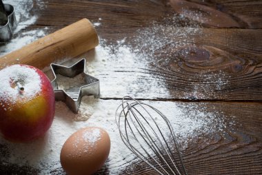 Pişirme yemek pişirmek için malzemeler