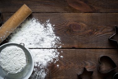 Pişirme yemek pişirmek için malzemeler 