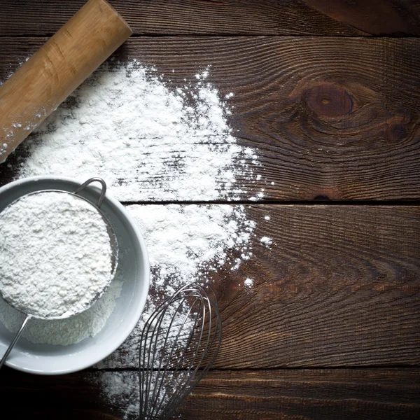 Ingredienser för bakning — Stockfoto