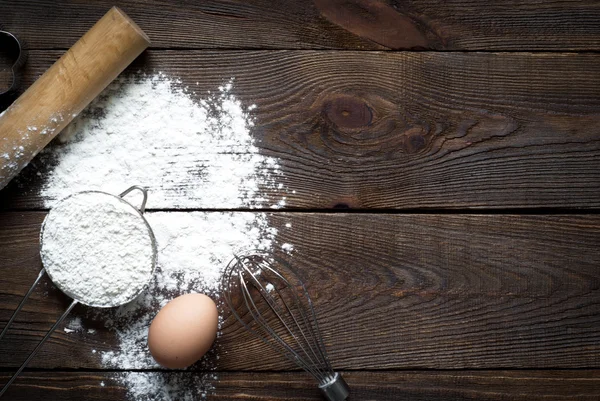 Ingredienser för bakning — Stockfoto