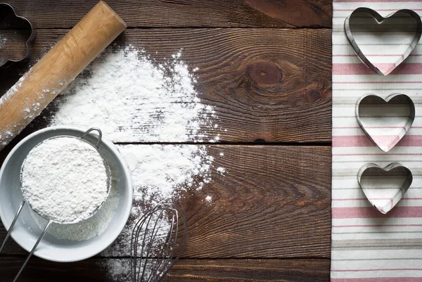 Ingredienser för bakning — Stockfoto