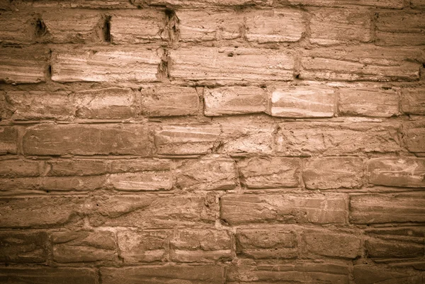 古いレンガ壁モノクロ — ストック写真