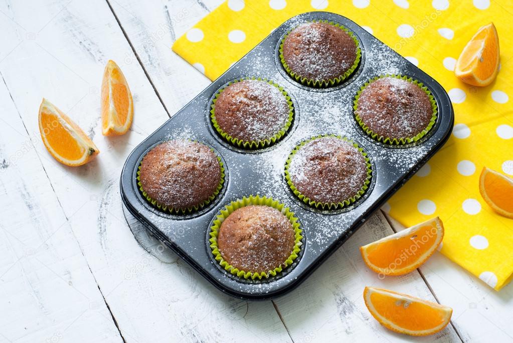 Orange muffins