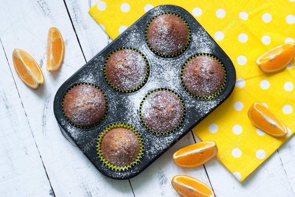 Orange muffins