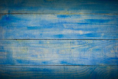 Mavi ahşap yüzey