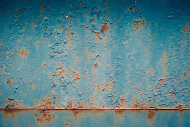 eski metal bir yüzeye