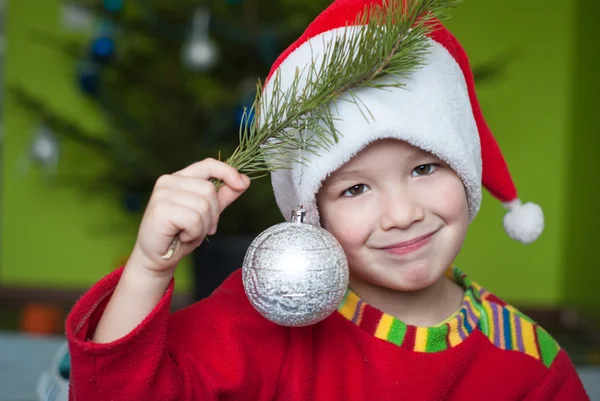 Adorable niño de Navidad —  Fotos de Stock
