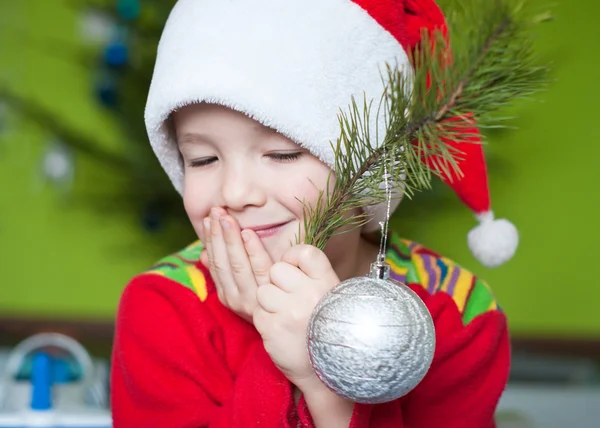 Adorable niño de Navidad —  Fotos de Stock
