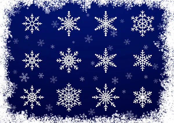 Different Snowflakes — Stock Photo, Image