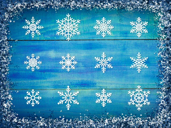 Winter snowing background — Stock Photo, Image