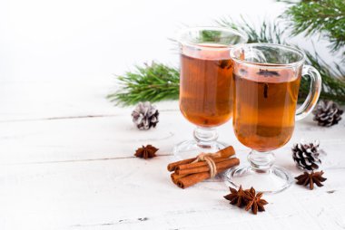 sıcak çay ile baharat