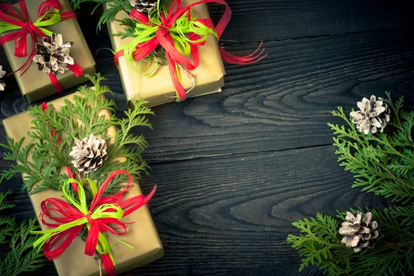 Several boxes of gifts — Stock Photo, Image