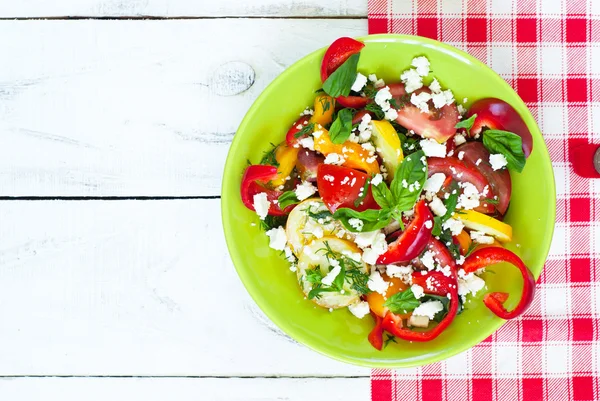 Salada de legumes frescos — Fotografia de Stock