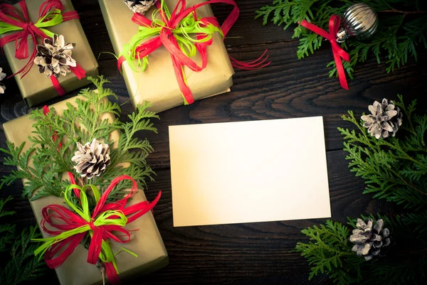 Several boxes of gifts — Stock Photo, Image