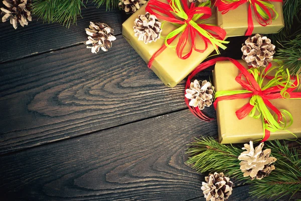 Several boxes of gifts — Stock Photo, Image