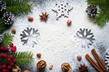 Noel arka plan pişirme