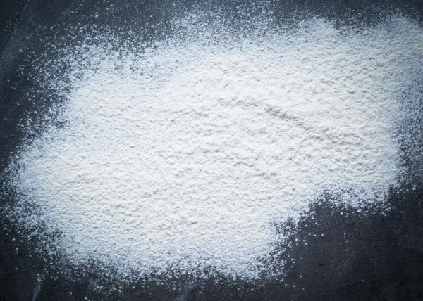 Baking background with flour — Stock Photo, Image