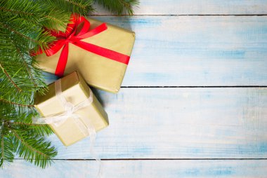 Christmas kırmızı hediye kutusu