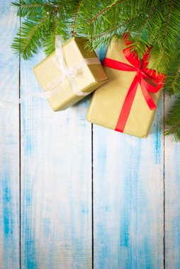 Christmas kırmızı hediye kutusu