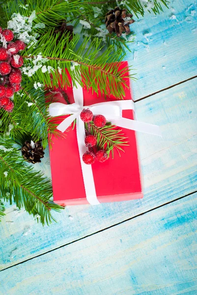 Christmas kırmızı hediye kutusu