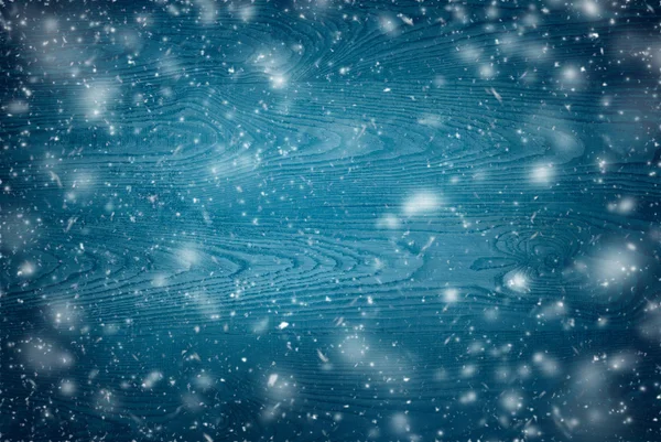Vinter bakgrund med flygande snöflingor — Stockfoto