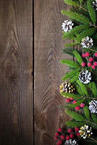 Boże Narodzenie tło z gałęzi drzewa jodły — Zdjęcie stockowe