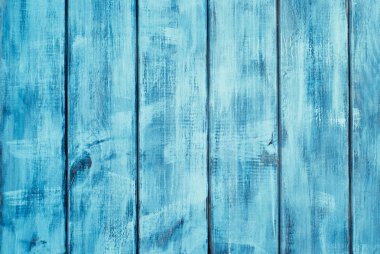 Ahşap mavi dikey panoları