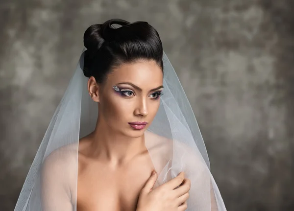 Bellezza sposa ritratto — Foto Stock