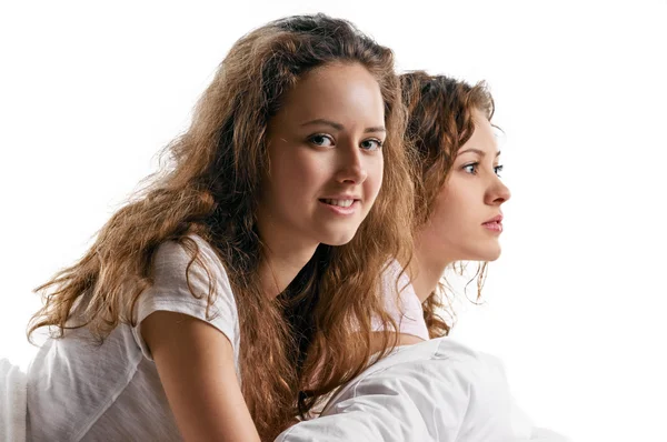 Duas meninas amigas — Fotografia de Stock