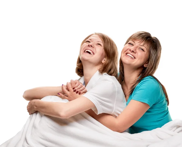 Lachende gelukkig vrouwen — Stockfoto