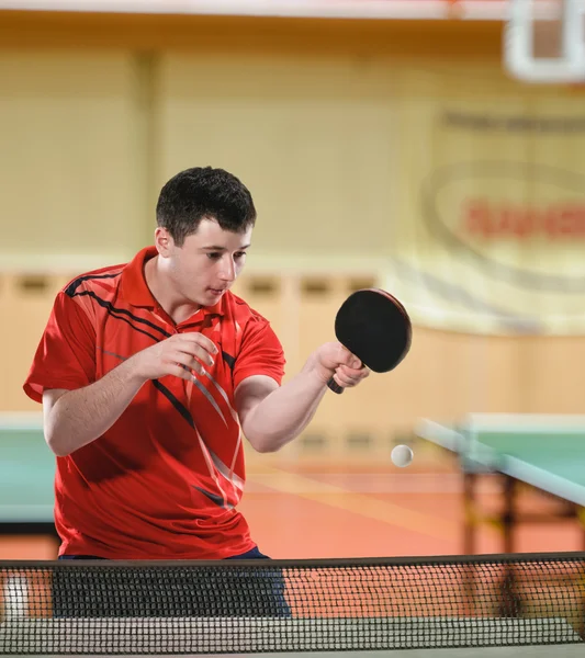 Table tennis åtgärd — Stockfoto