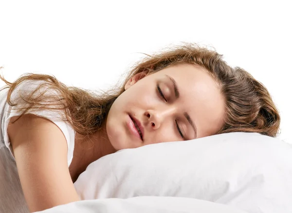 Donna Tempo di sonno — Foto Stock