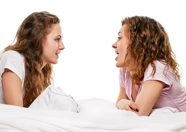 Gossip vrouwen plezier — Stockfoto