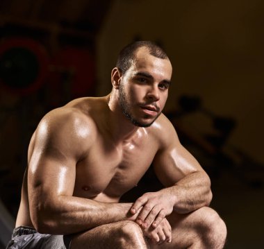 Dinlenme zamanı spor salonu