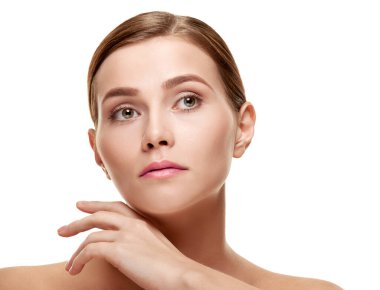 Güzel kadın yüzü