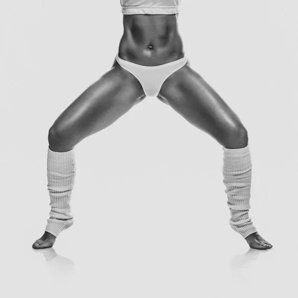 Fitness donna riscaldamento-up — Foto Stock
