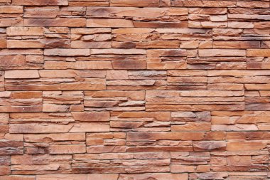 Kahverengi tuğla duvar