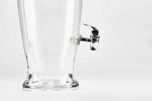 Closeup tap of glass dispenser — Stock Photo, Image