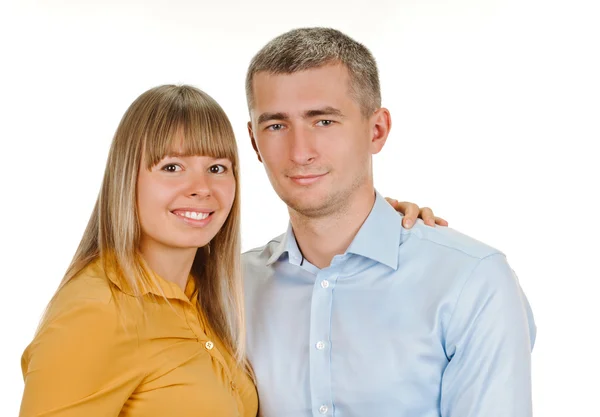 Ungt par tillsammans — Stockfoto