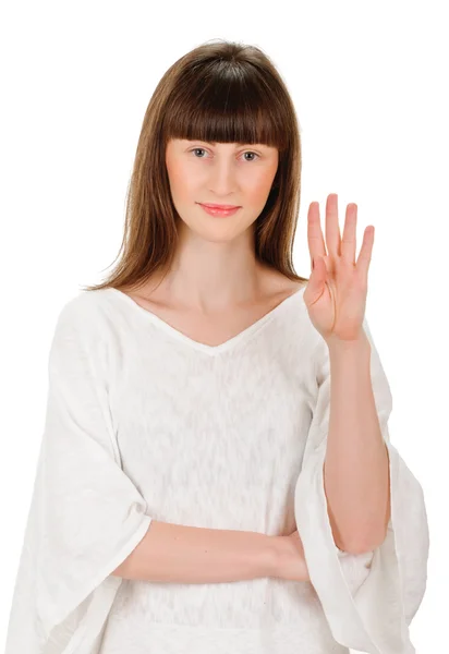 Sign salute — Stock Photo, Image