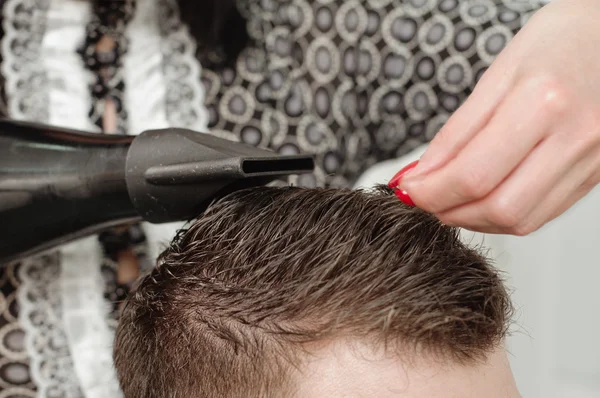 Situation im Friseursalon — Stockfoto