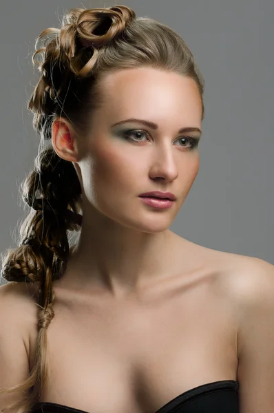 Bruiloft hairstyle — Stockfoto