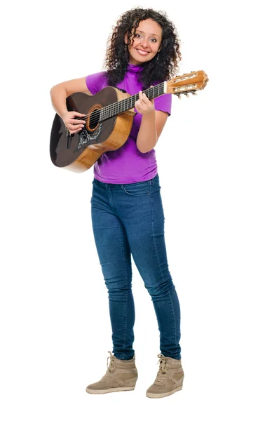 Guitarrista mujer —  Fotos de Stock
