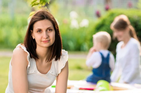 Mamma felice. — Foto Stock