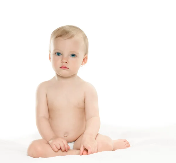 Gelukkig baby meisje — Stockfoto