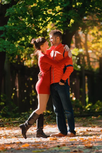 Falling in love autumn — Stock Photo, Image