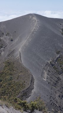 Crater edge of Irazu Volcano clipart