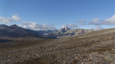 Svalbard, Spitzbergen'deki Dağları