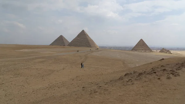 Las Pirámides Giza Egipto África —  Fotos de Stock