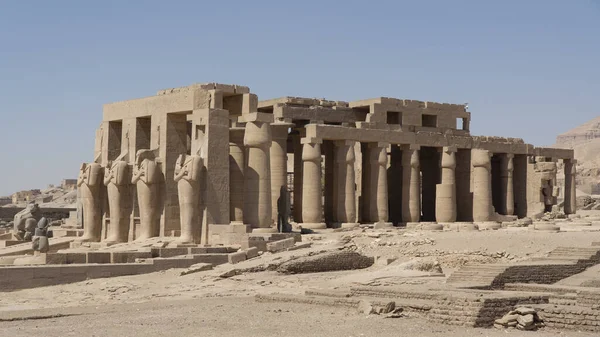 Templo Ramesseum Luxor Egipto África — Foto de Stock